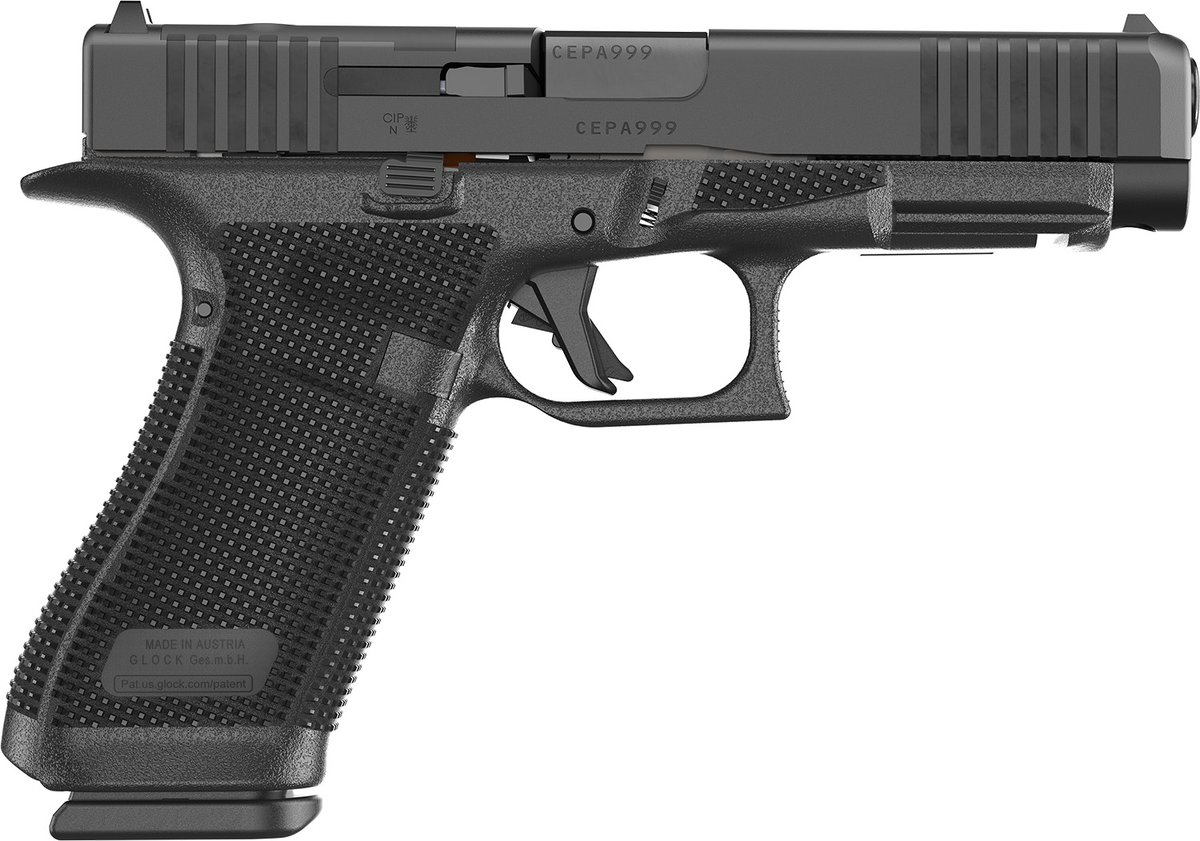 Glock 17 Gen 6 MOS 9mm Pistol with 4.49" Barrel and 17-Round Capacity - Freedom Finger Triggers